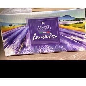 Secret Collagen Lavender Oil Artisanal Cold Process Soap (NEW/SEALED/AUTHENTIC)